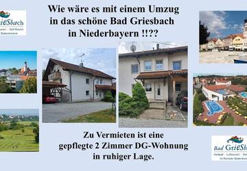Wohnung Bad Griesbach im Rottal - 2 Zimmer, 60 m&sup2;, 450&euro; | Angebot:26532746